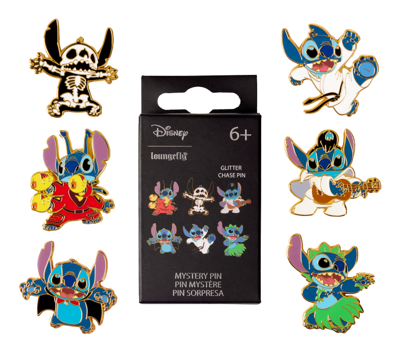 Loungefly Disney Stitch Mystery Blind Box Enamel Pin