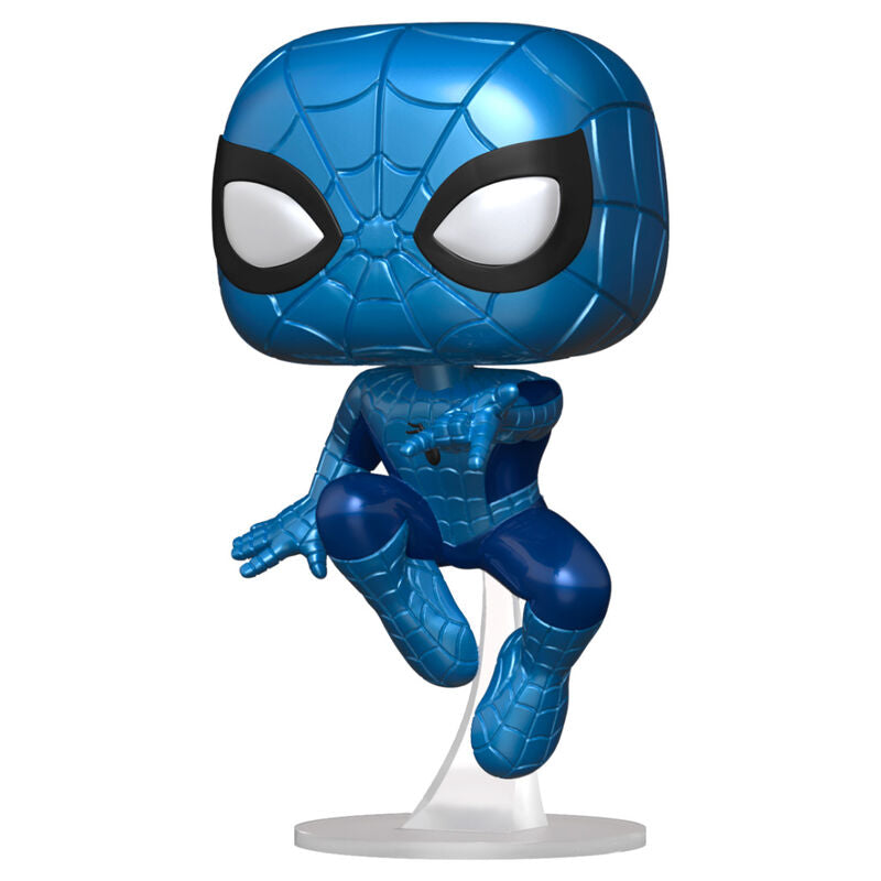 POP figure Marvel Make a Wish Spiderman Metallic exclusive
