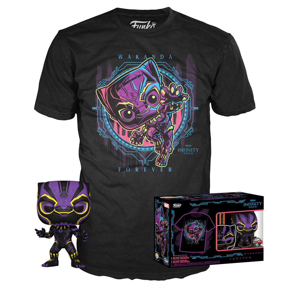 POP & Tee Marvel Wakanda Forever Black Panther Exclusive