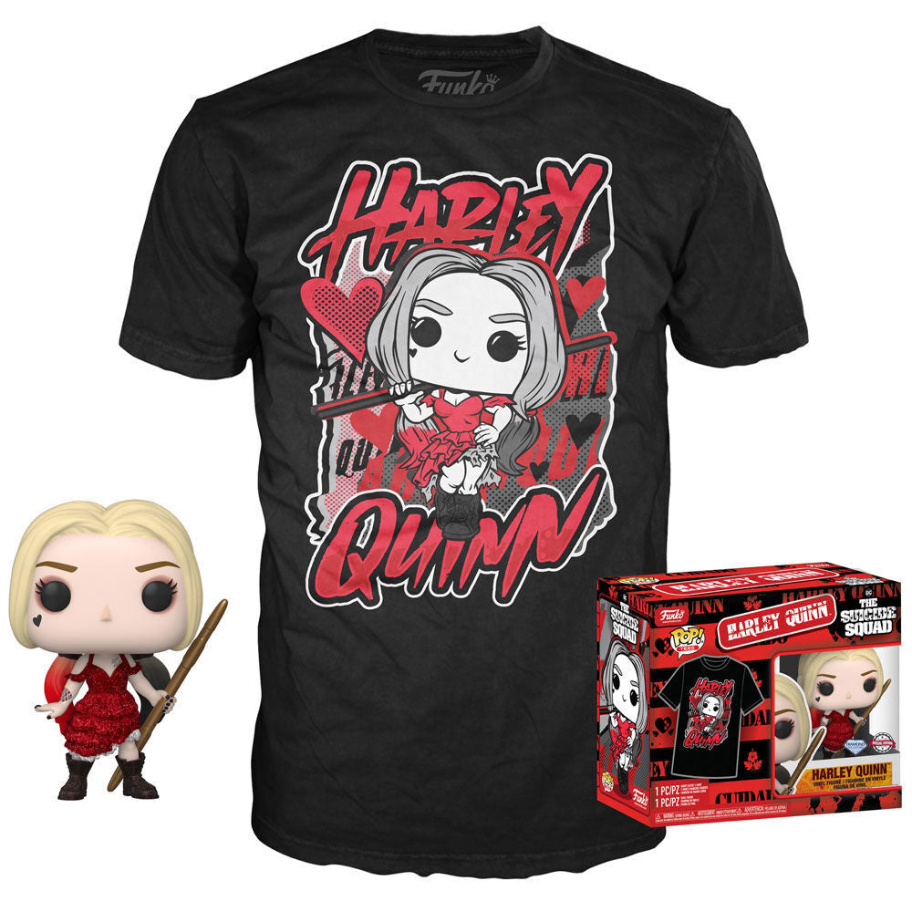 POP & Tee DC Comics Escuadron Suicida Harley Quinn