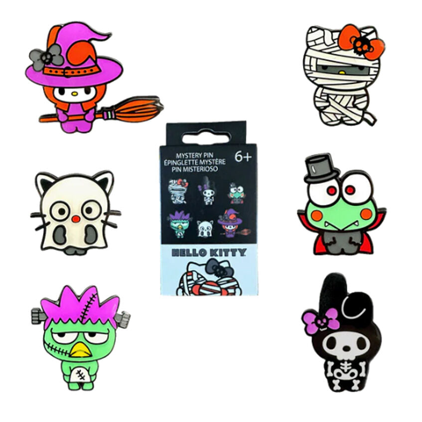 Loungefly  Blind Box Enamel Pin Sanrio Hello Kitty Halloween