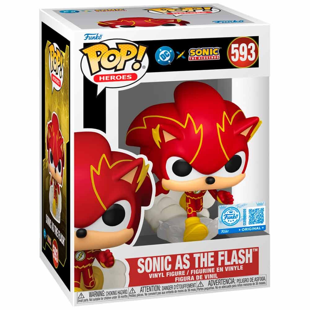 POP figure Sonic The Hedgehog DC Comics Sonic As The Flash Exclusive  (pre order)
