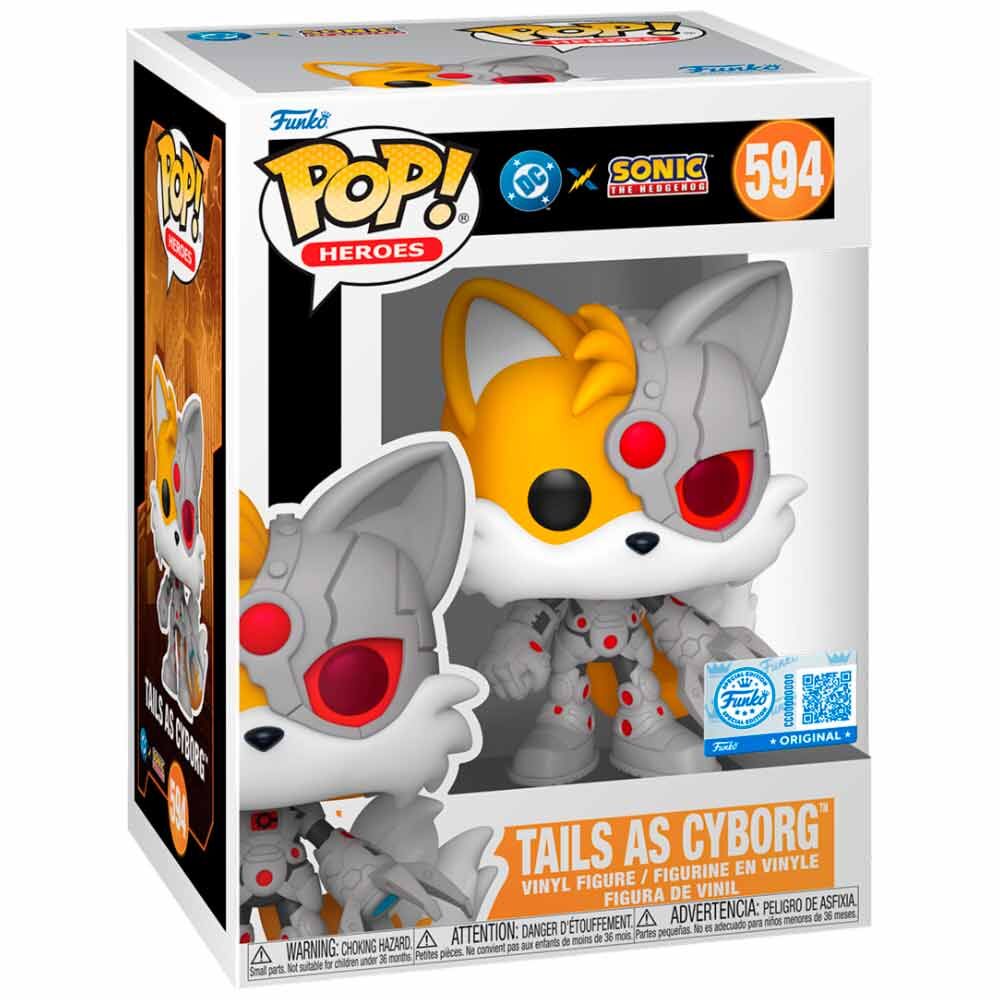 POP figure Sonic The Hedgehog DC Comics Tails As Cyborg Exclusive  (pre order)