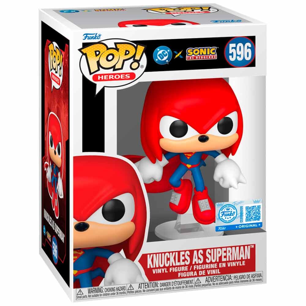 POP figure Sonic The Hedgehog DC Comics Knuckles As Superman Exclusive  (pre order)