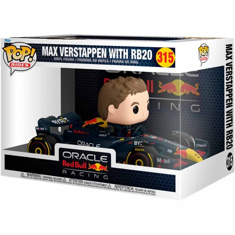 POP figure Rides Super Deluxe Racing Oracle Red Bull Max Verstappen with RB20 (pre order)